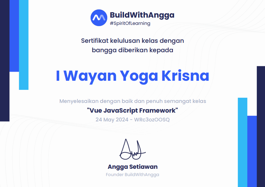 Vue.js Framework Certificate