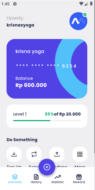 E-wallet Screenshot 1