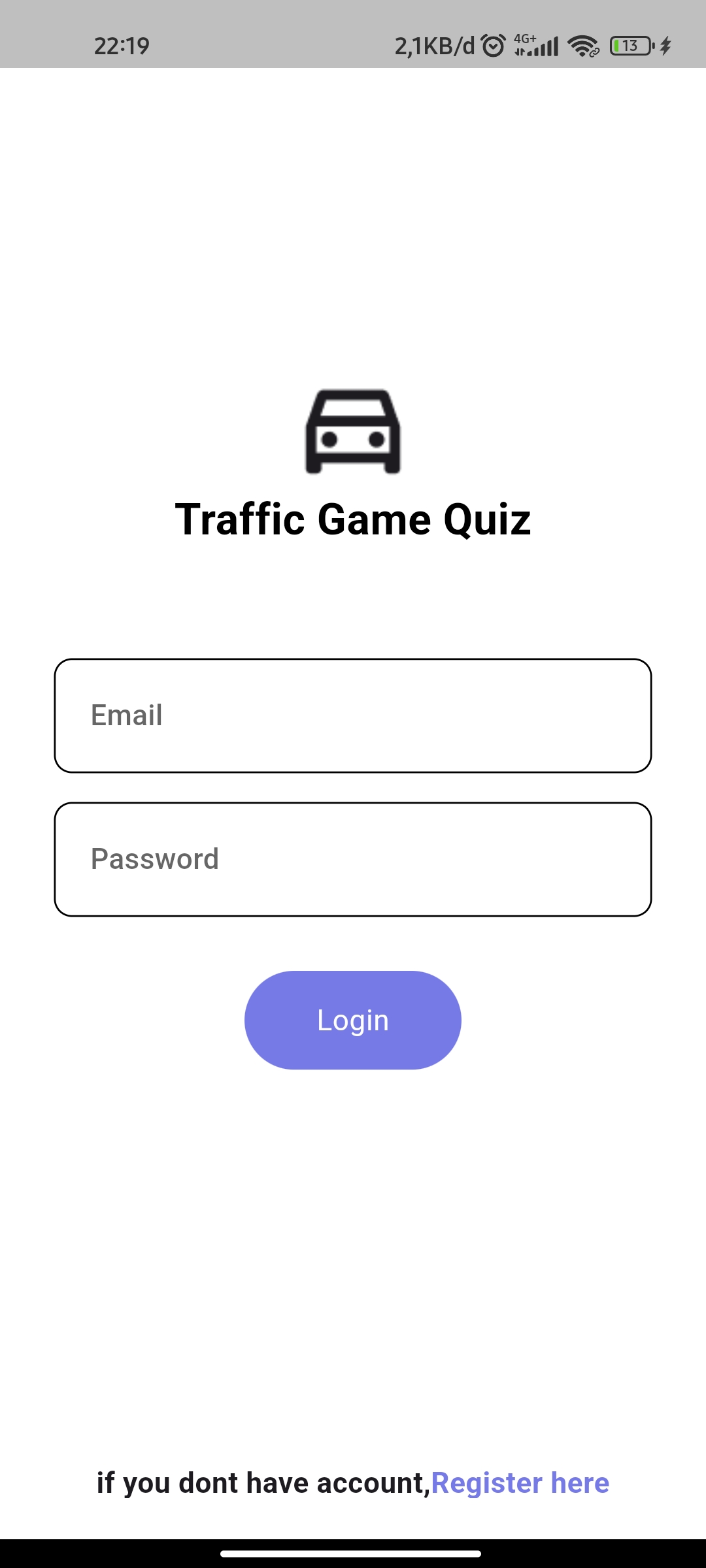Traffic Signs Game Screenshot 1